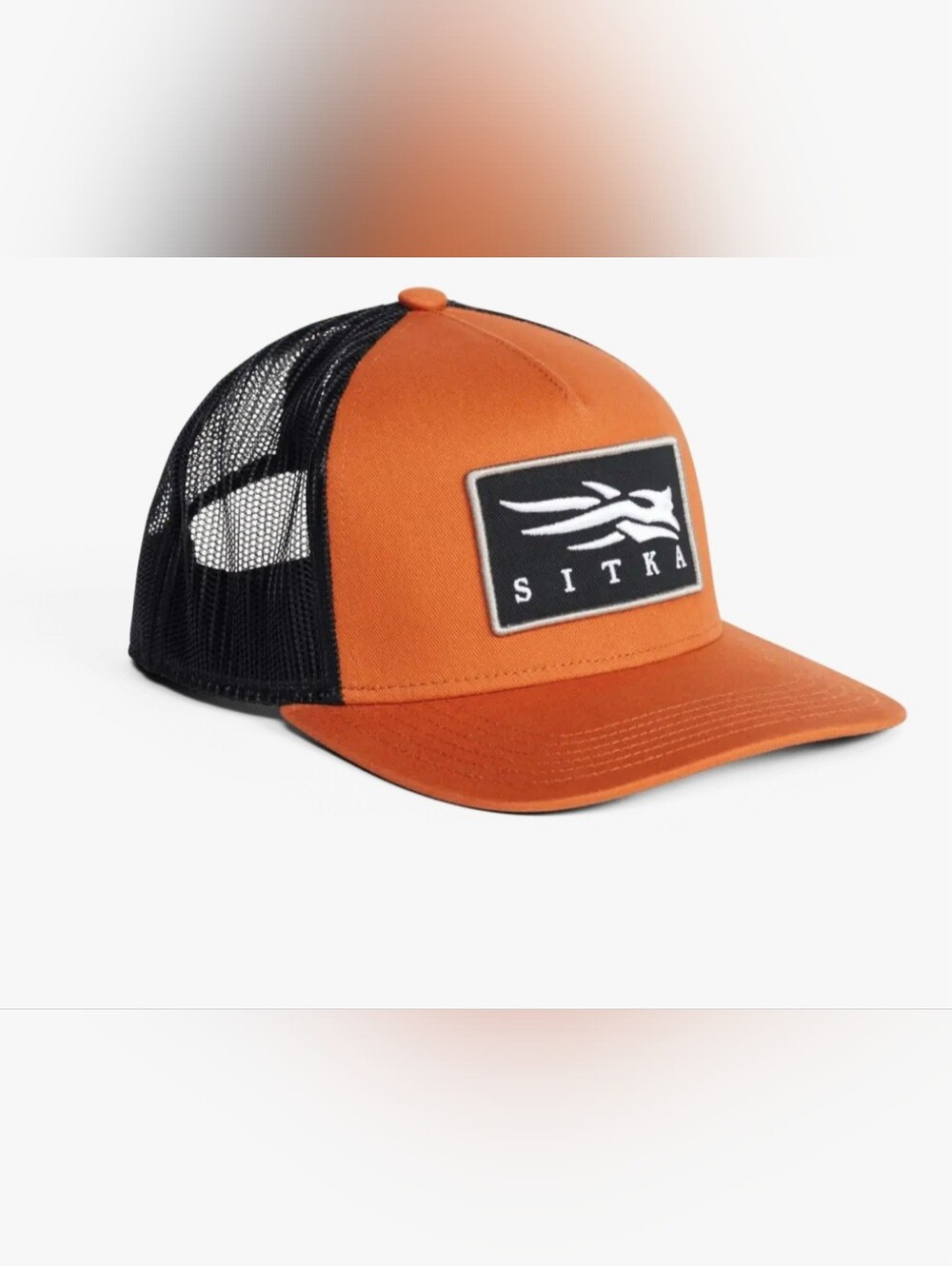 Sitka Icon Patch Hi Pro Trucker Black Orange- Unisex-OSFA